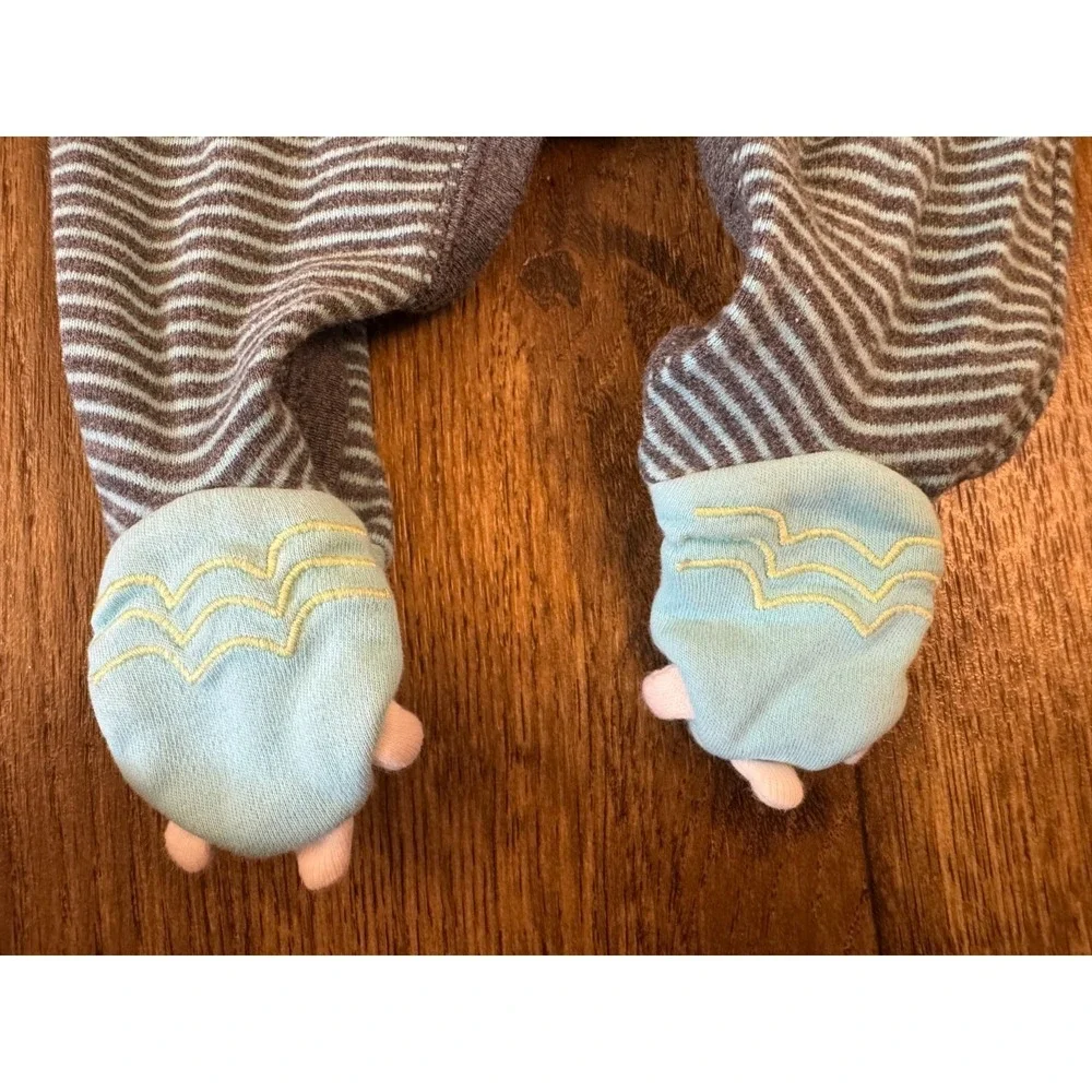 Carters Baby Boy 3‎ Months Footed Sleepers Rompers Outfits Clothes Monster Frogs